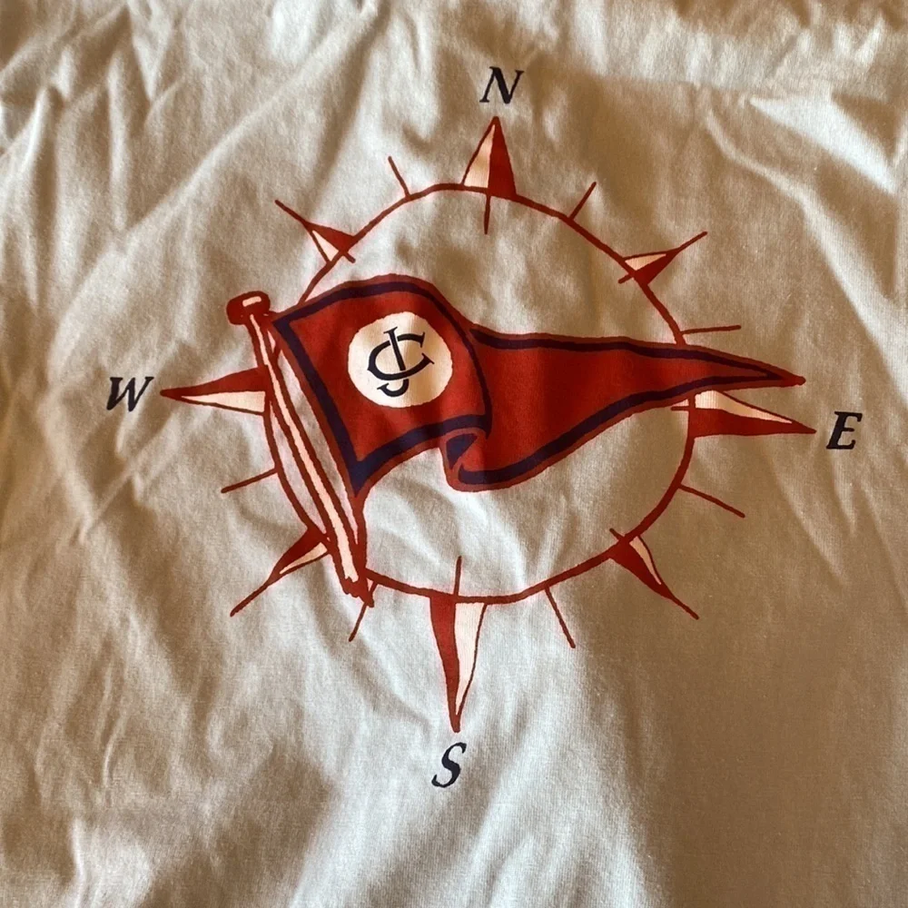 J.crew knit goods t shirt compass medium